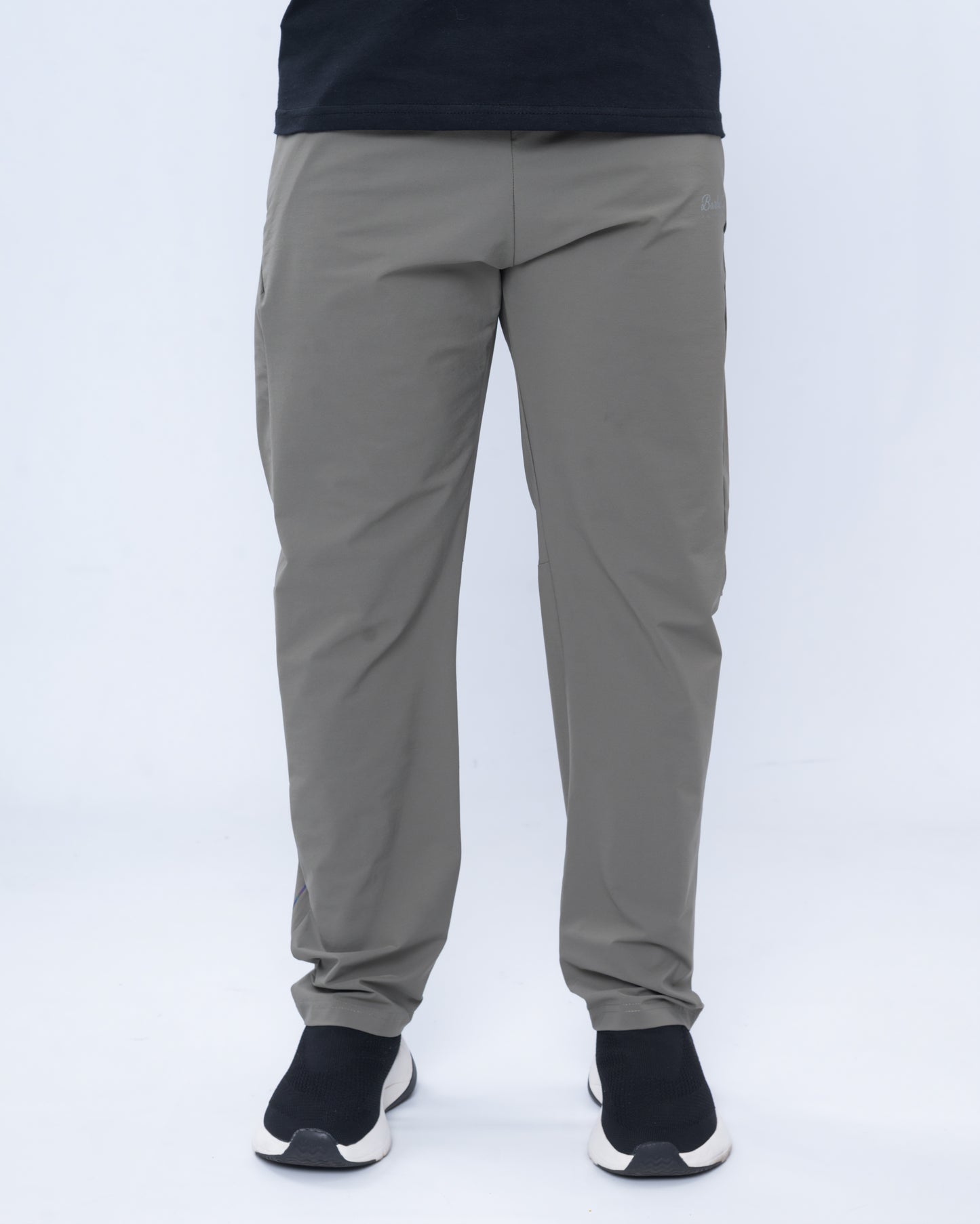 Men's Olive Active Pants - Relaxed Fit Gym Joggers | BARBU G