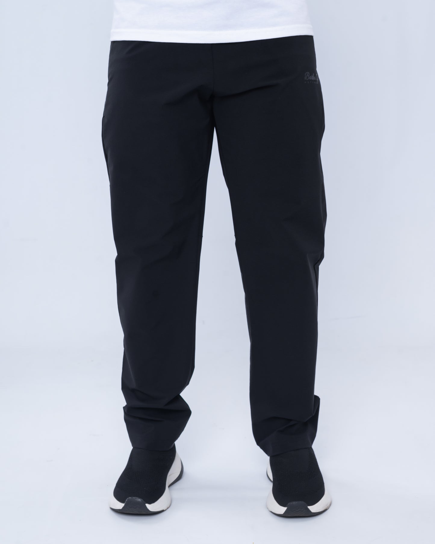 Men's Black Active Pants - Relaxed Fit Gym Joggers | BARBU G