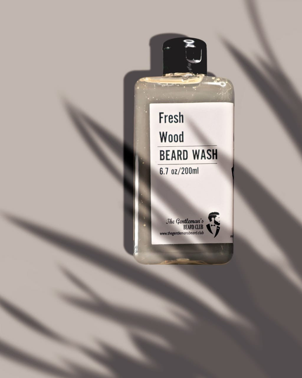 Fresh Wood Beard Wash - Natural Beard Cleanser 200ml | BARBU G