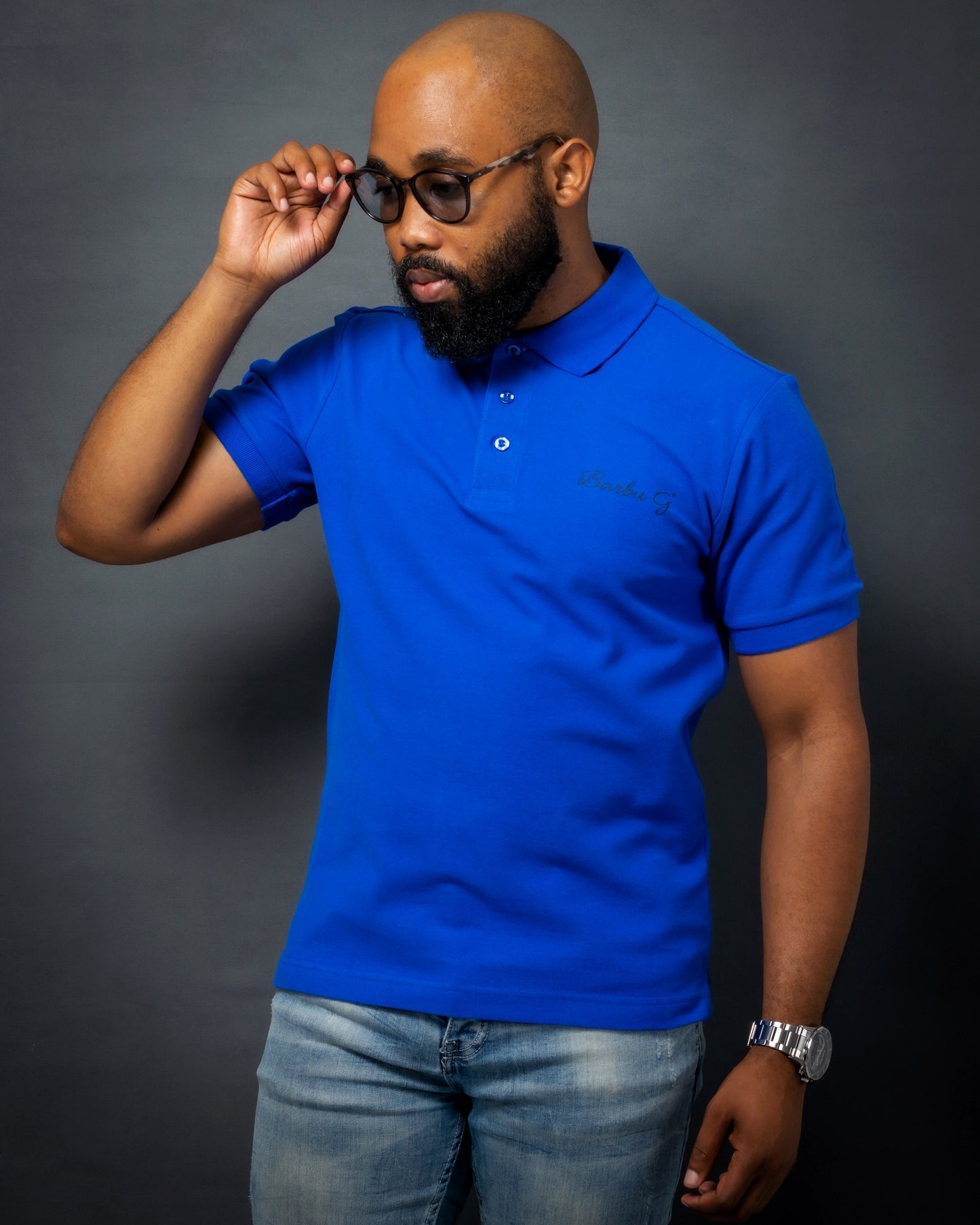 Men's 100% Cotton Polo Shirt - Classic Golf Shirt