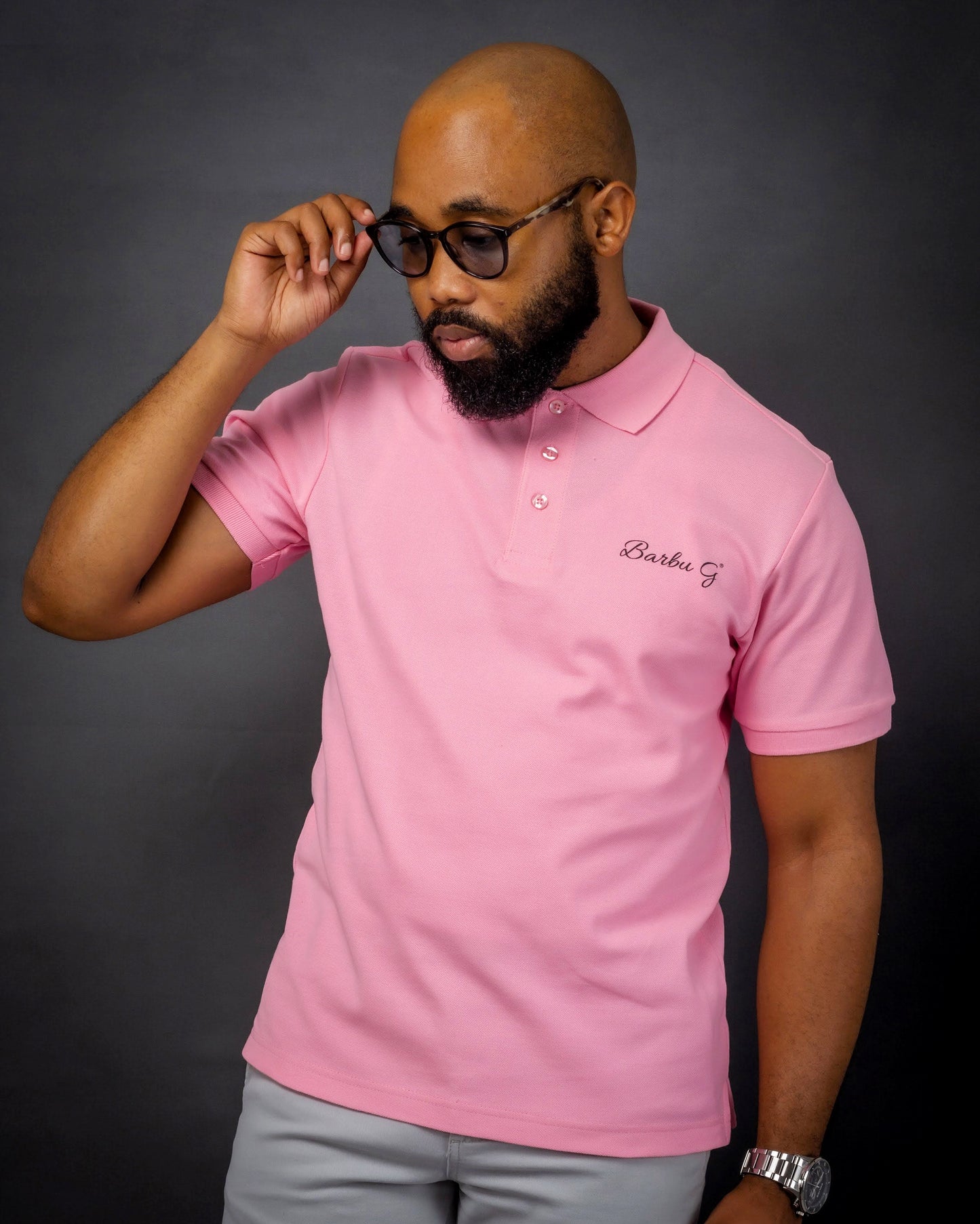 Men's 100% Cotton Polo Shirt - Classic Golf Shirt