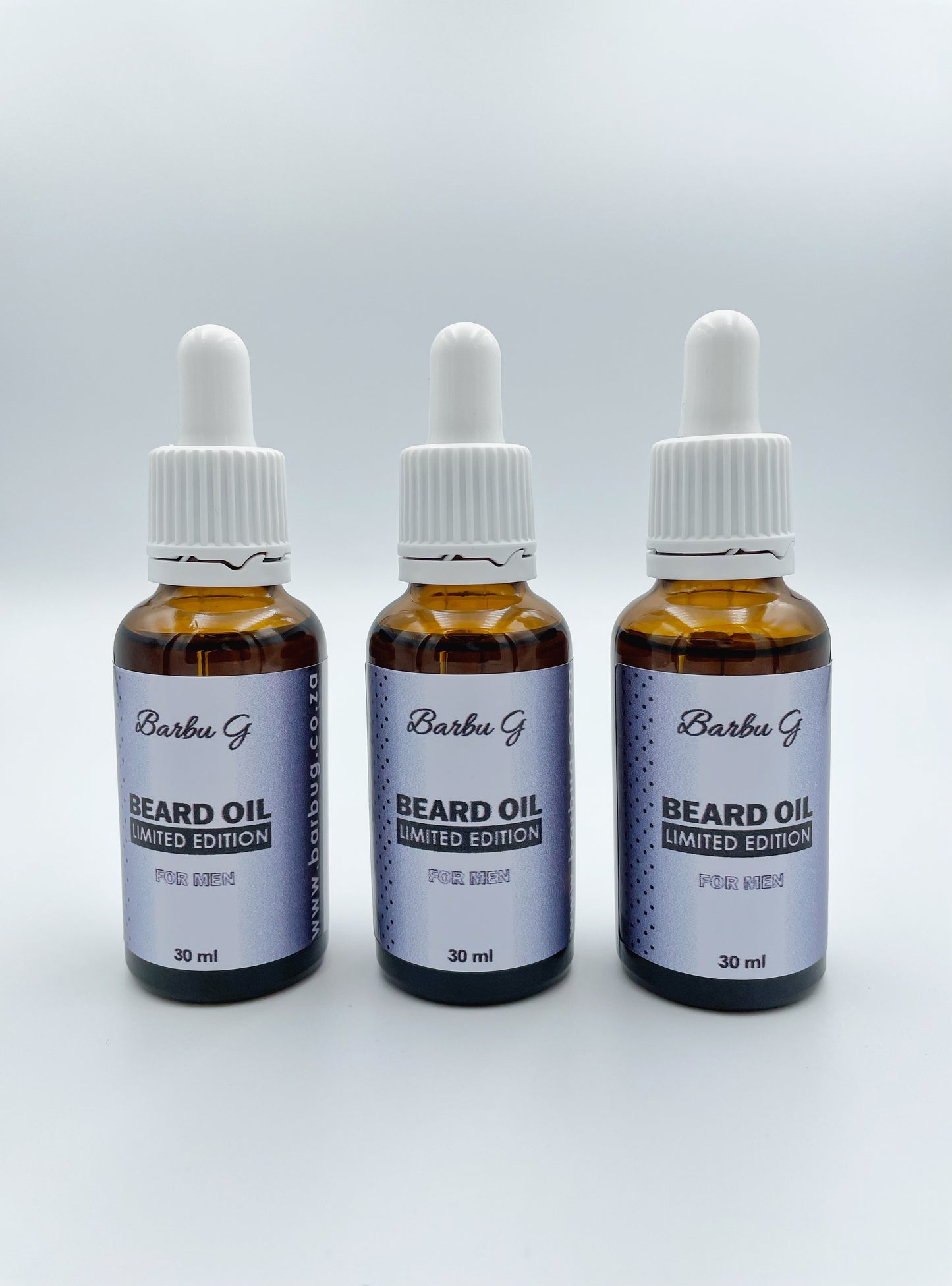 Beard Oil Bundle - 3 Pack Natural Growth & Hydration Beard Oil