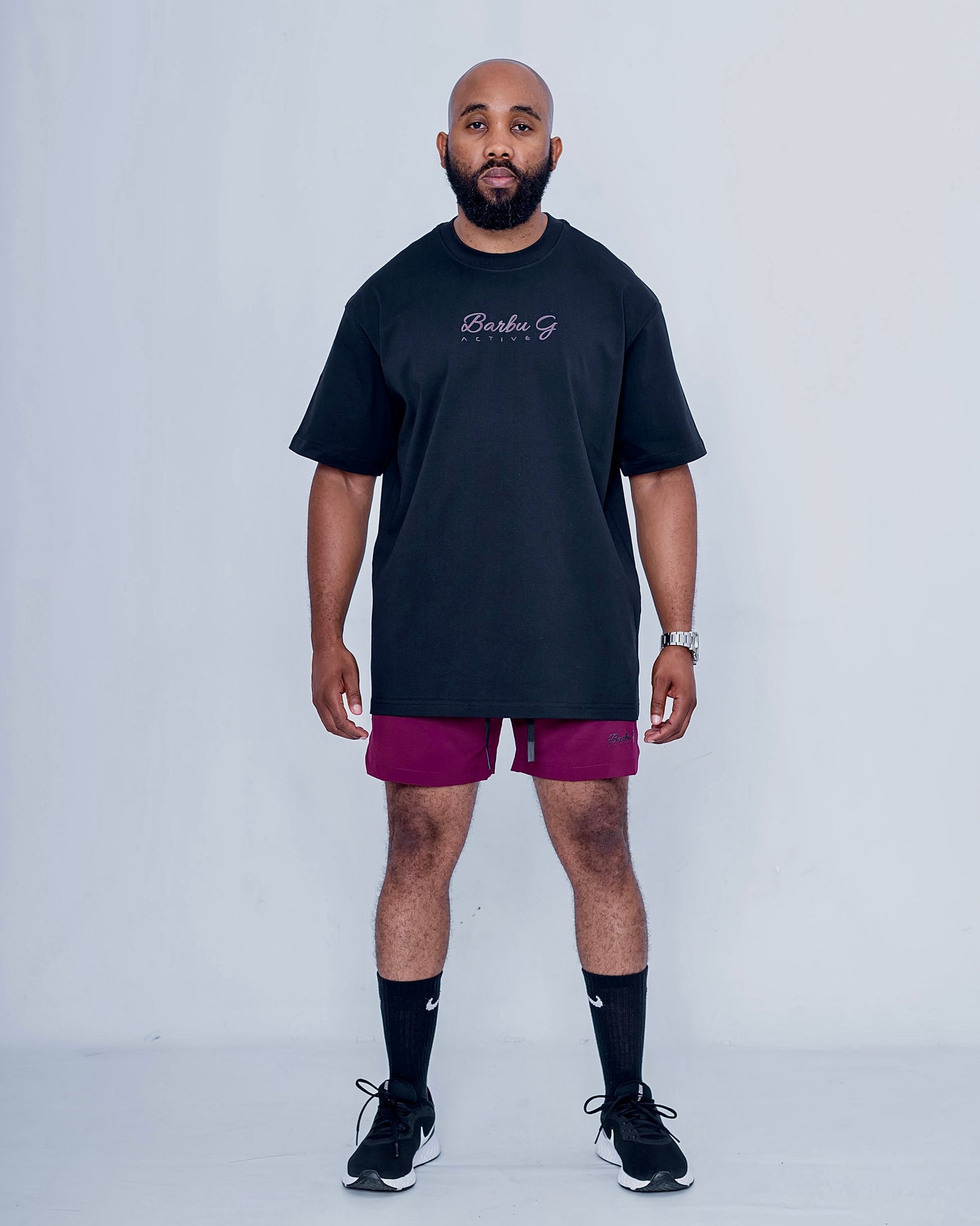 Barbu G Active Tee Black Oversize