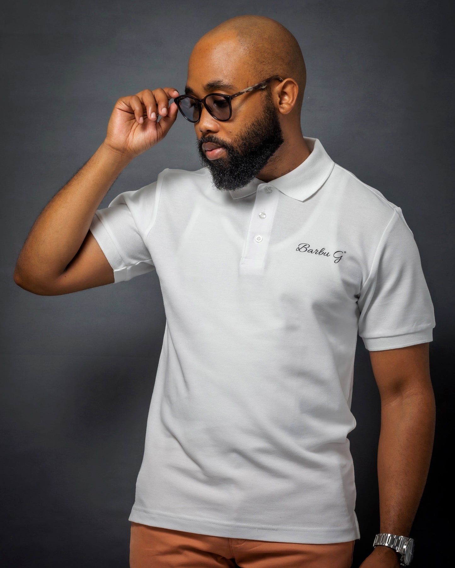 Men's 100% Cotton Polo Shirt - Classic Golf Shirt