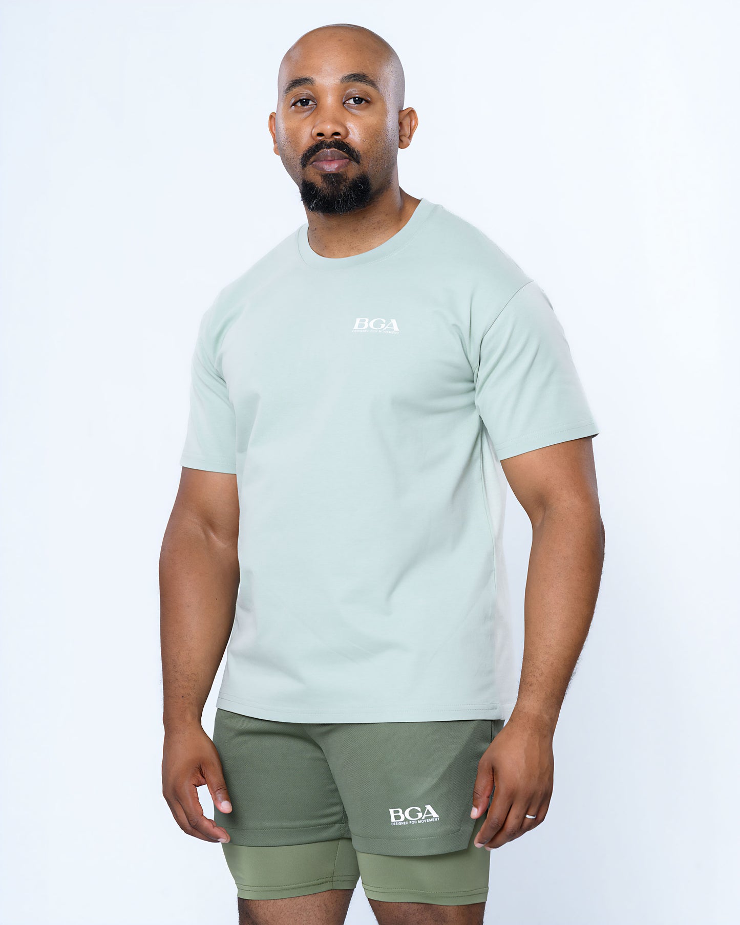 Men's Mint Active Tee - 100% Cotton Lightweight T-Shirt | BARBU G