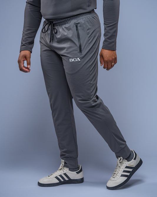 Men’s Ankle Charcoal Active Pants - Gym Joggers