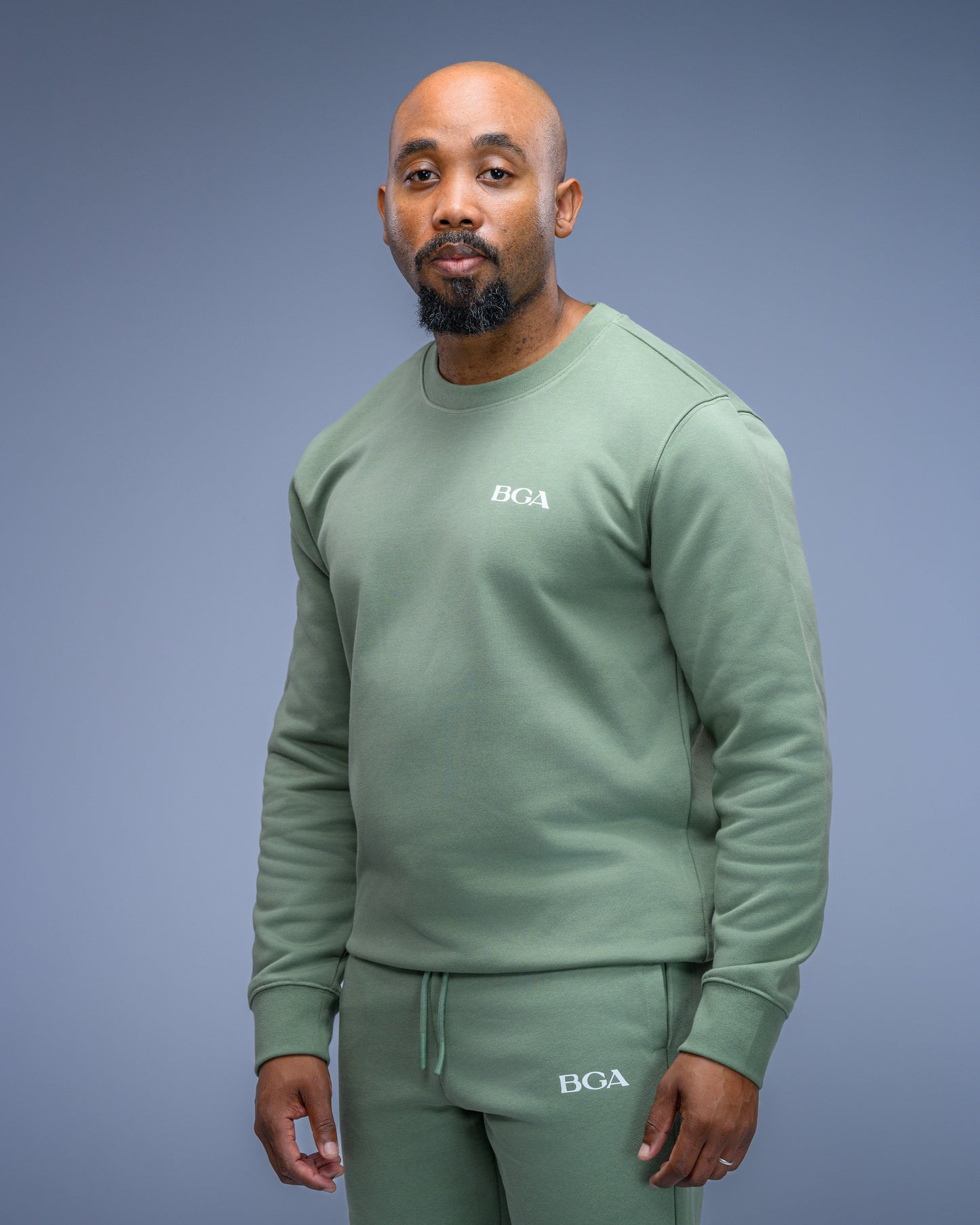 Men’s Light Cotton Green Active Long Sleeve Top - Lightweight sweater