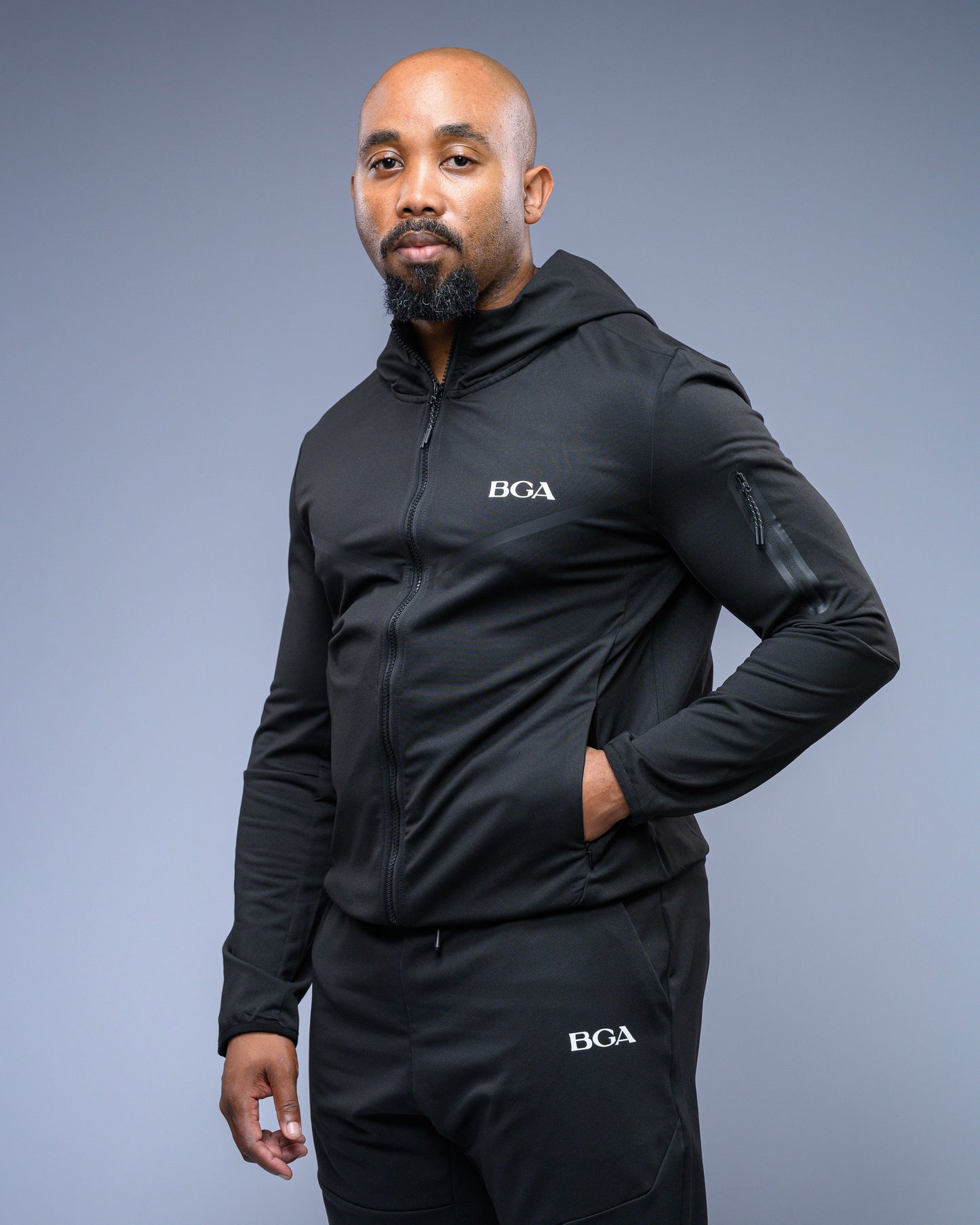 Men’s Stylish Black Active Jacket