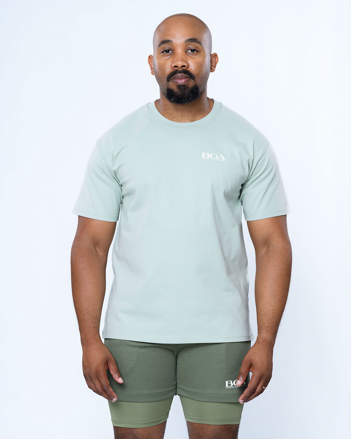 Men's Mint Active Tee - 100% Cotton Lightweight T-Shirt | BARBU G