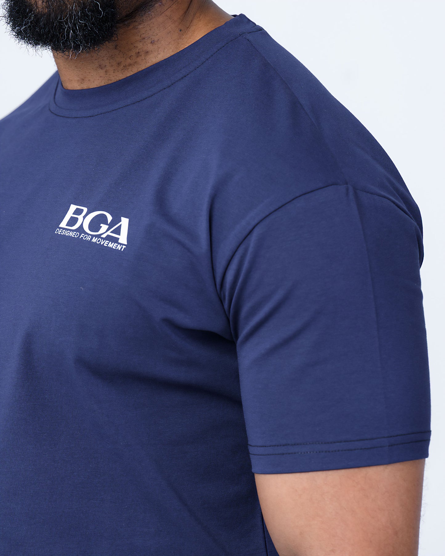 BARBU G Active Tee Navy Blue