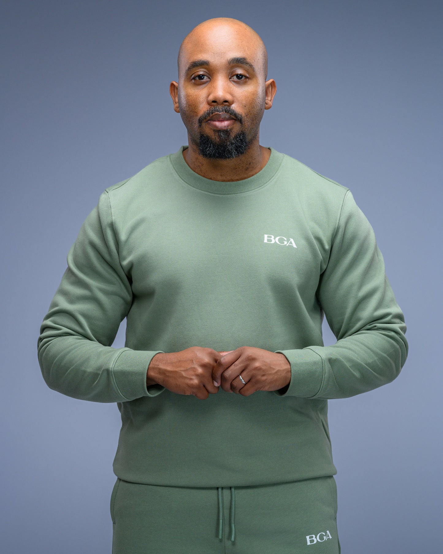 Men’s Light Cotton Green Active Long Sleeve Top - Lightweight sweater