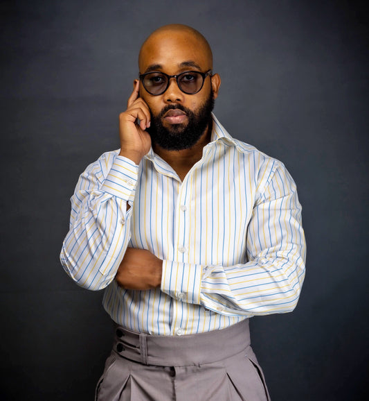 Men's Dress Shirt - Cutaway Collar Business Shirt