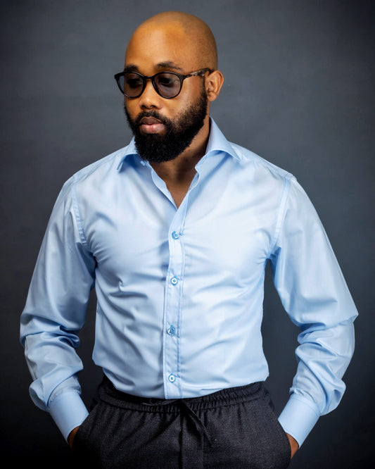 Men's Formal Dress Shirt - Cutaway Collar